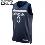 Maillot NBA Minnesota Timberwolves D Angelo Russell Nike 2022-23 Icon Edition Navy Swingman - Enfant